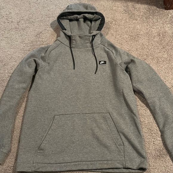 Nike Other - Nike scuba neck grey hoodie